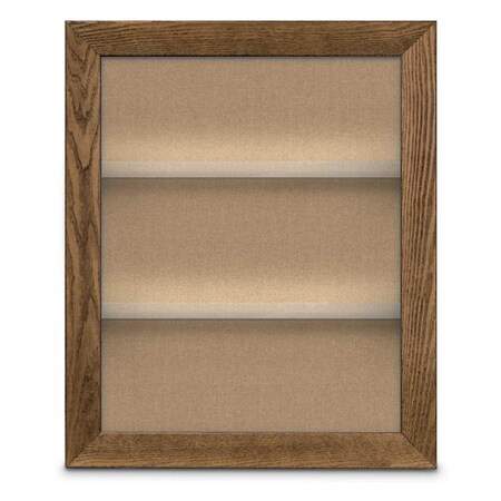 United Visual Products Outdoor Enclosed Combo Board, 42"x32", Gold Frame/Black & Apricot UVCB4232ODG-BLACK-APRICOT